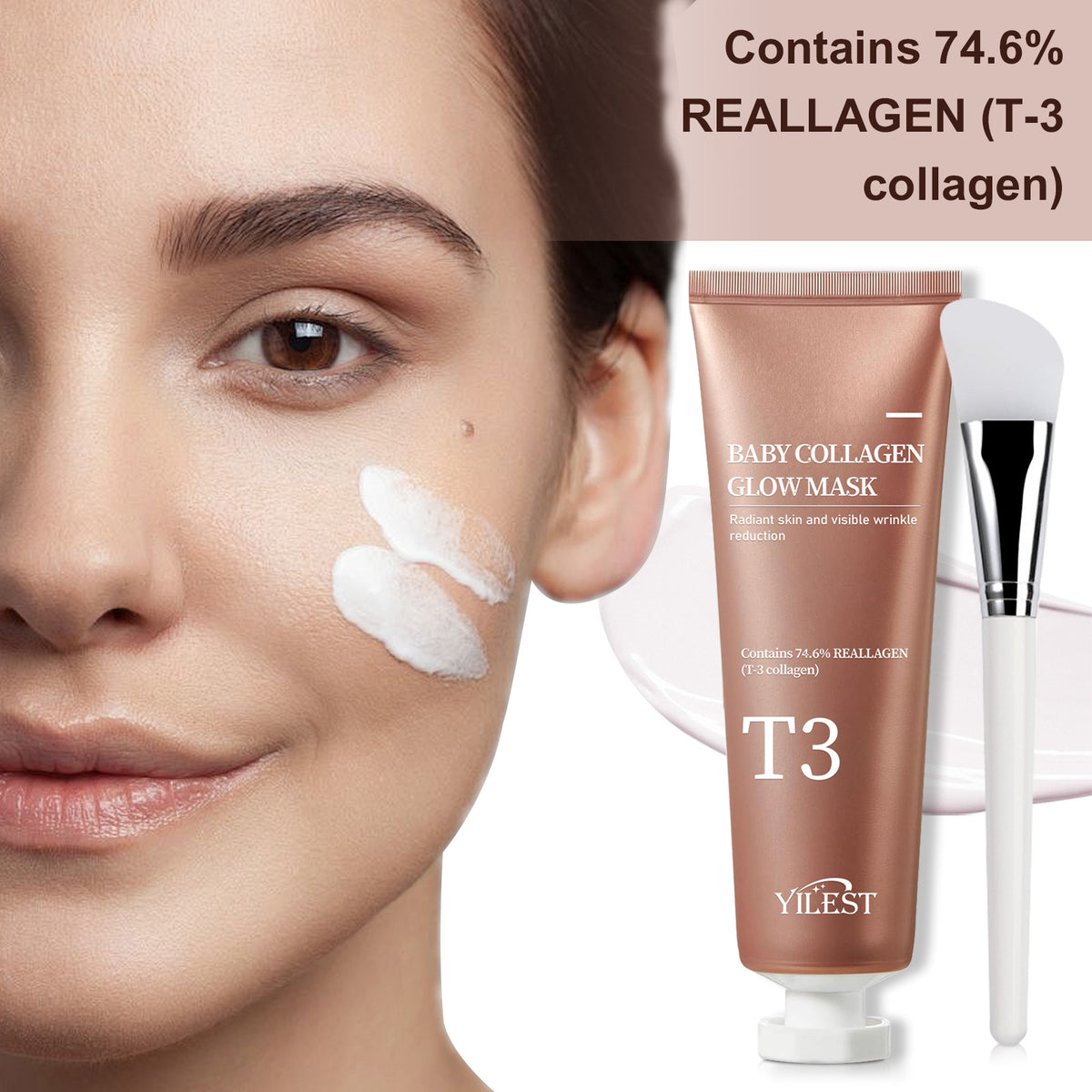 Mascarilla de colágeno hidratante de Piel Seoul